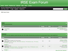 Tablet Screenshot of irseexam.co.uk